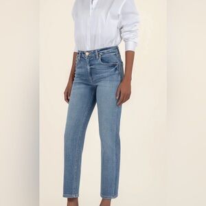 Kut from the Kloth Light Blue Elizabeth Crop Straight Jean
